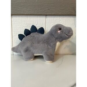 Gray Plush Dinosaur Stuffed Animal Toy for Kids
